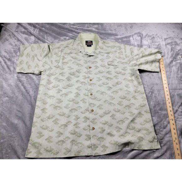 Weatherproof Garment XL Men's Fish Pattern button Shirt fishing vented, outdoors - Picture 1 of 6
